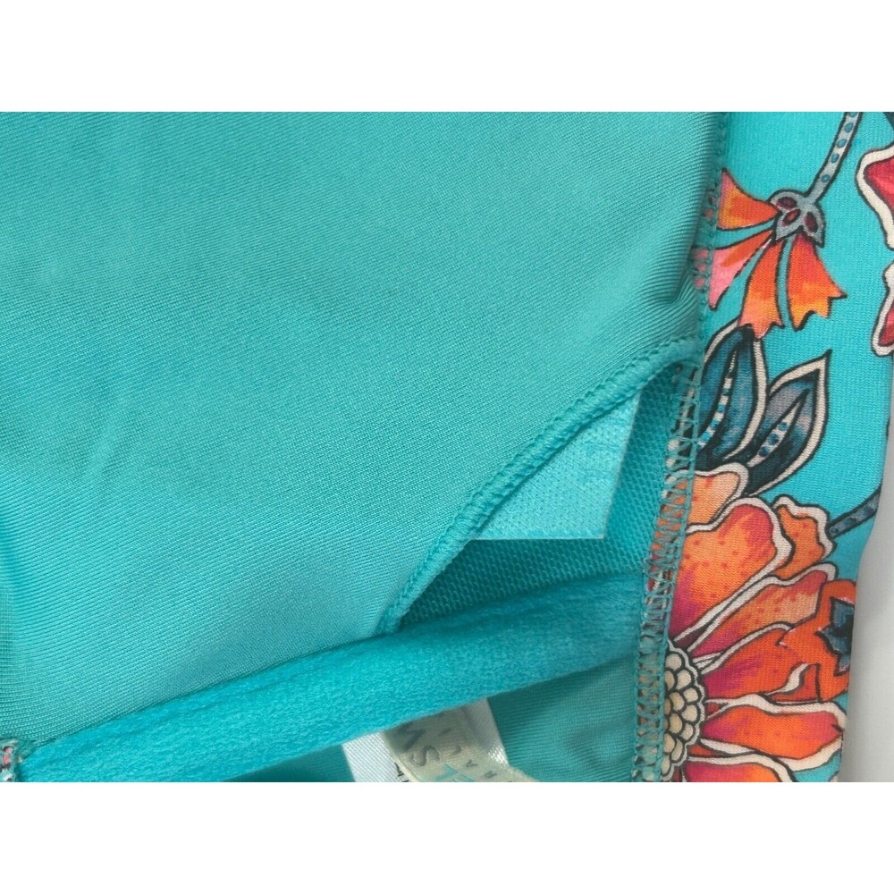 NWT Sea Level Swim Dominica Tri Bra Bikini Swim Top With Luminous Trim Aqua 10 - Picture 11 of 13